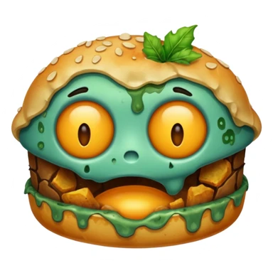 rotten food, no faces, no people sticker