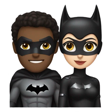Batman and catwoman  sticker