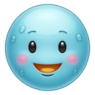 Happy bacteria emoji sticker