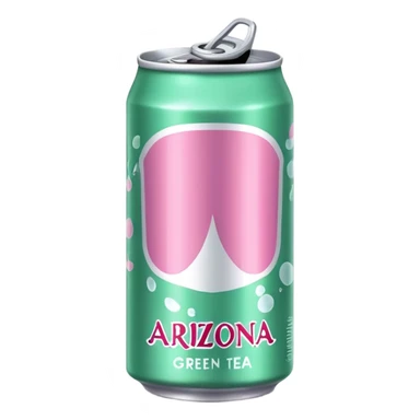Arizona Green Tea soda can sticker