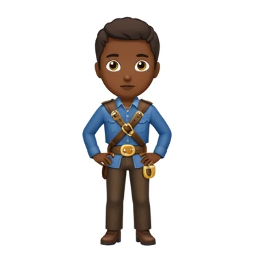 Un daron avec une ceinture sticker