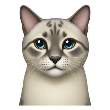 seal point cat sticker