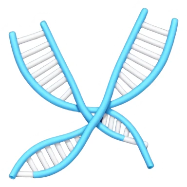 con of a single-stranded mRNA shaped as a half-helix; simple curved ribbon with small ticks for bases; balanced symmetry; flat vector, high contrast, transparent background, no text; suitable for app icon or presentation. sticker