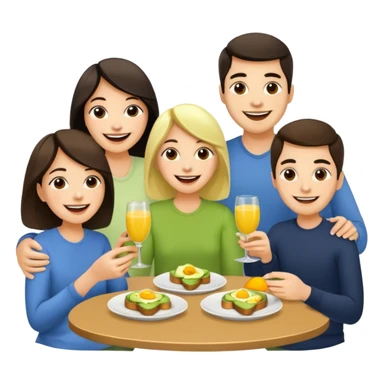 brunch club  sticker