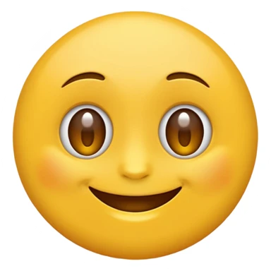 Emoji rond et jaune qui fixe à côté de lui  sticker