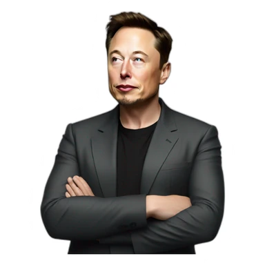 elon musk poor sticker