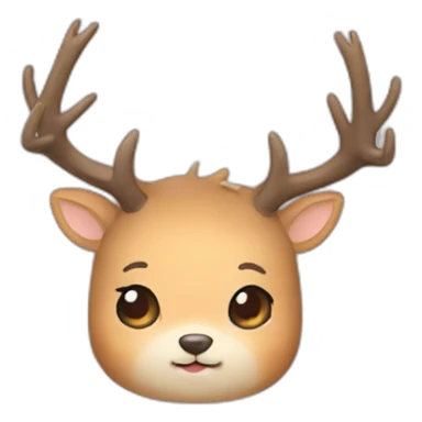 meo-chibi-deer-antlers-👍🏻 sticker