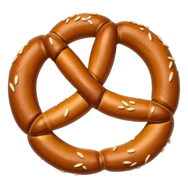  a pretzel sticker