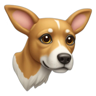 Chien-sur-un-cerf-volant sticker