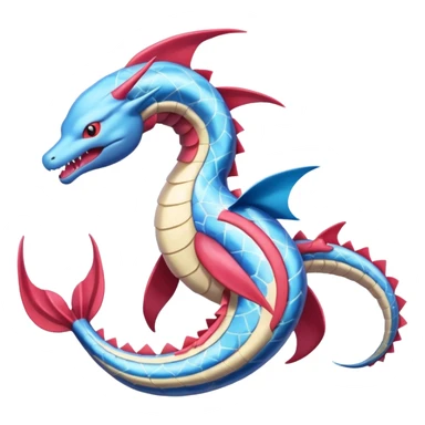 Gyarados-Milotic-Salamence-Suicune-Kyogre-fusion, full body sticker