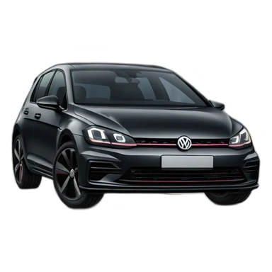 2023 Volkswagen Golf universal black sticker