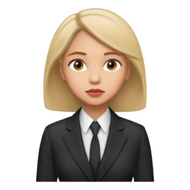 the woman in suits thinks about a lot of people sticker