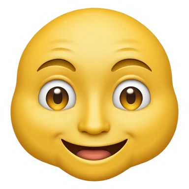 Yellow face emoji smirking but also winking but with rizz sticker
