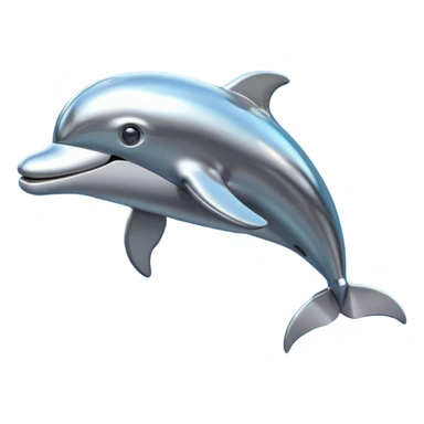 robot dolphin sticker