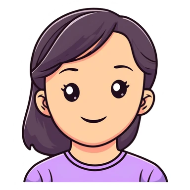 Beautiful girl with smiling eyes sticker