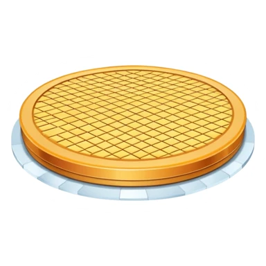 Semiconductor-manufactured wafers sticker