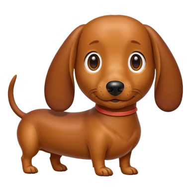 Weenie dog sticker