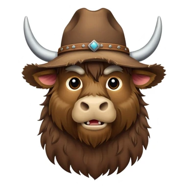 Cowboy Yak sticker