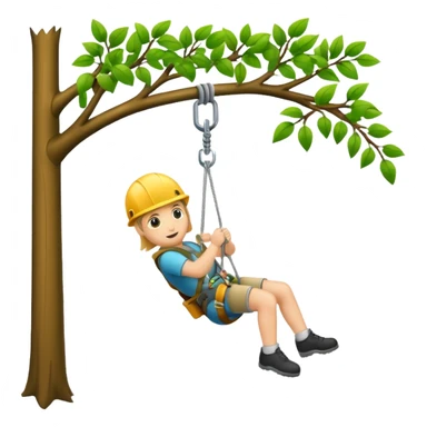 Zip line emoji sticker