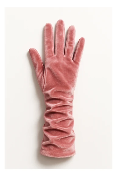 pink velvet glove sticker