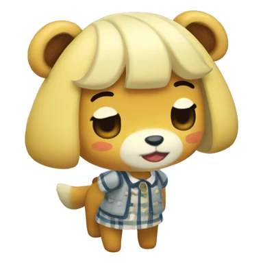 Animal Crossing Isabelle sticker