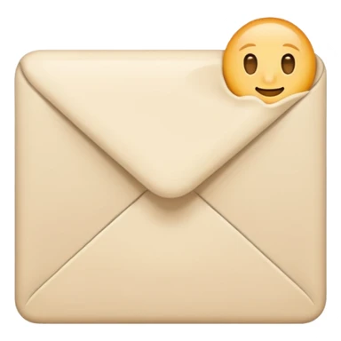 Letter color pale beige creamy sticker