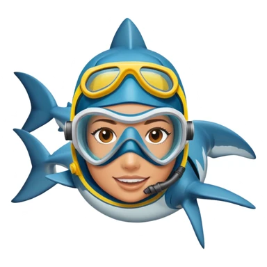 Shark with sara sticker