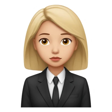 the woman in suits thinks about a lot of people sticker