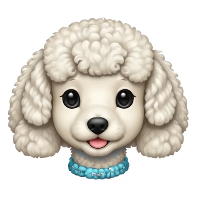 Perro poddle sticker