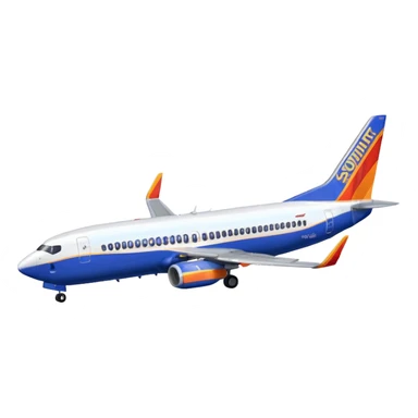 Southwest Airlines Boeing 737-800 sticker