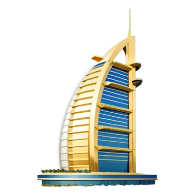 Burj al arab hotel sticker