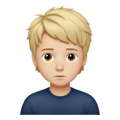 An Emoji of boy with short hair, who can be described by three words: perfectionist, air, ocean sticker