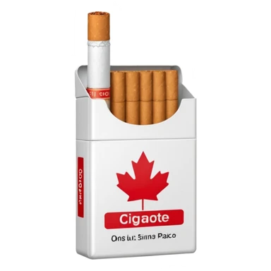 simple cigarette pack emoji sticker