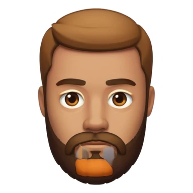 bearded hitman sticker