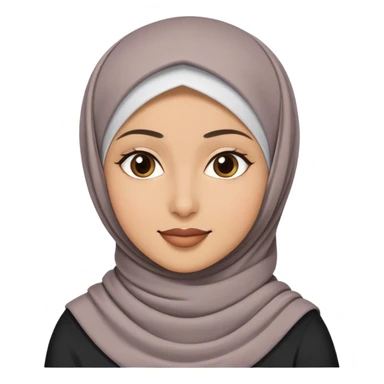 A muslim woman sticker