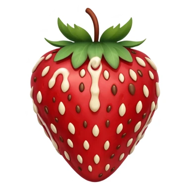 chocolate covered strawberry sticker