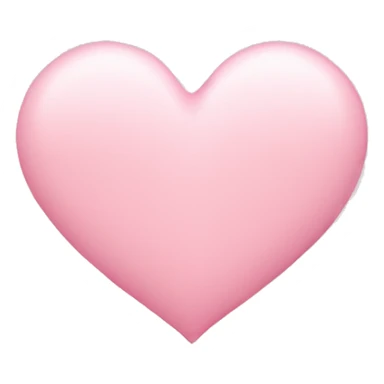A pink pastel heart sticker
