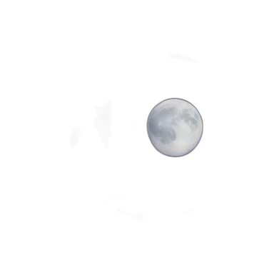 Tarot-the moon sticker