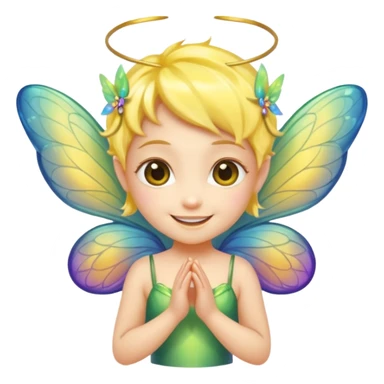 Cute Yellow skin fairy sticker