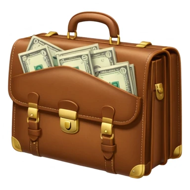 maletin con dinero sticker