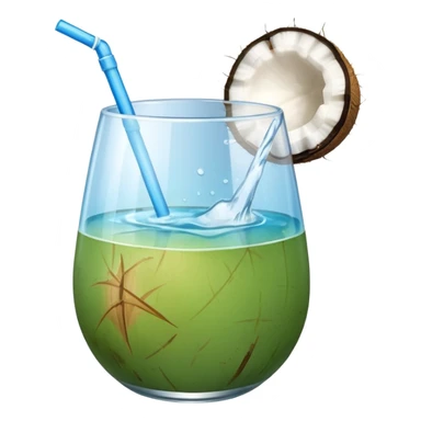 Coconut water sticker