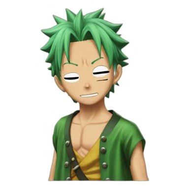 RoronoaZoro de one piece sticker