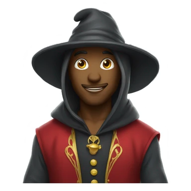 magician with hoodie sticker