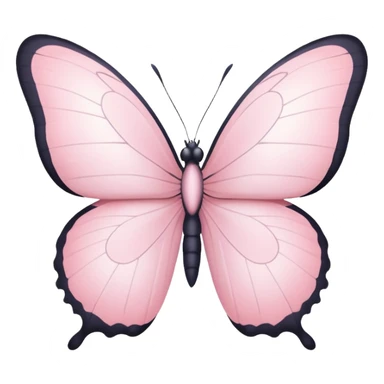 Pastel pink oracle card with a white butterfly sticker