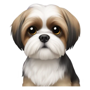 shih tzu firefly crossbreed  sticker