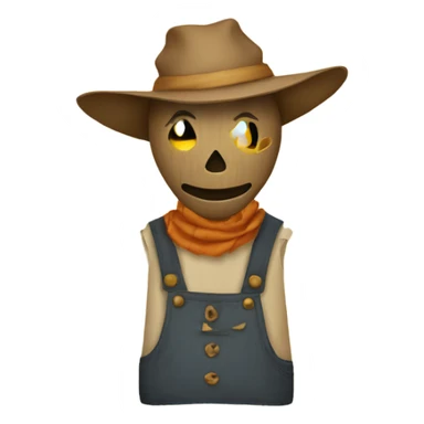 Kind scarecrow sticker