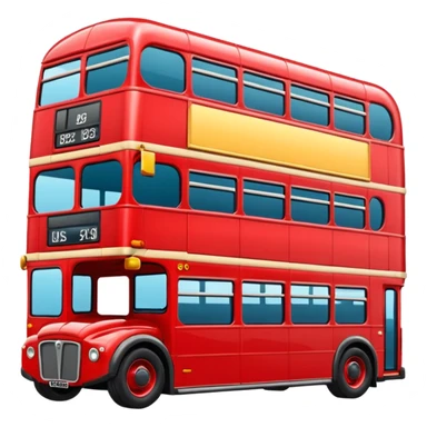 red bus sticker
