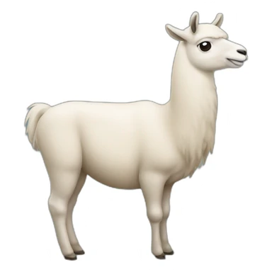 Lama qui embrasse un chameau  sticker