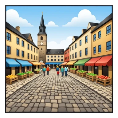 market square sticker