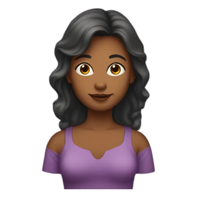 Une fille sûre les épaule de sa mère sticker